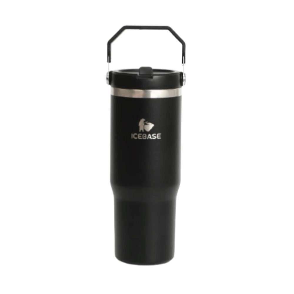 แก้วเก็บความเย็น ICEBASE รุ่น VL-518BK (FLIPZ) ขนาด 900 ML สีดำ